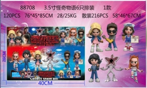 3.5-inch Stranger Things 6-Piece Row 1 Type