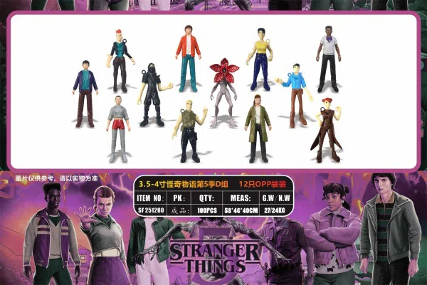 3.5-4 inch Stranger Things Season 5 Group D