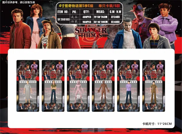 4 inch Stranger Things Season 5 Group E