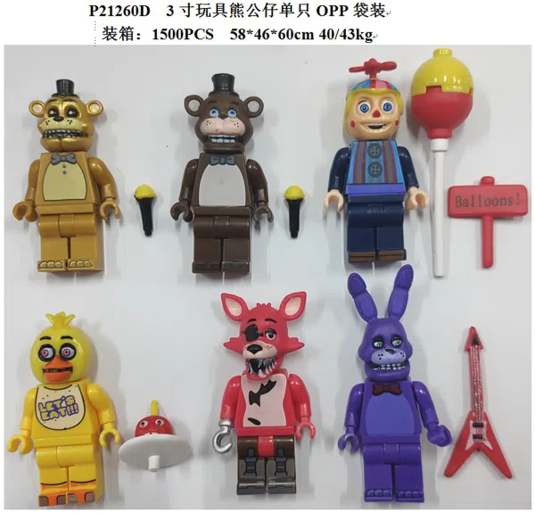 3-inch teddy bear doll single OPP bag