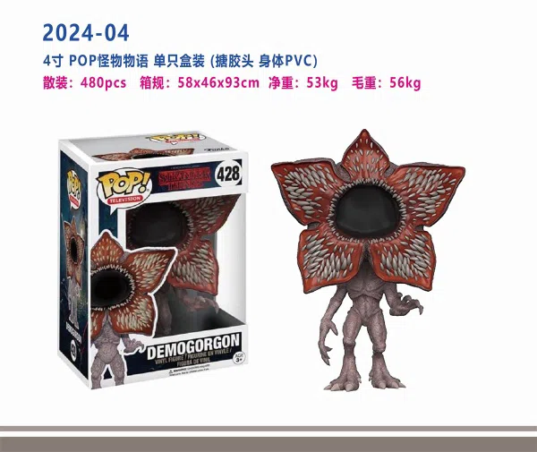 4 inch Monster Story doll single box (enamel head, PVC body)