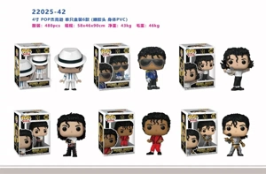 4-inch Vinyl Head Jackson Single Boxed / 6 Mixed Styles