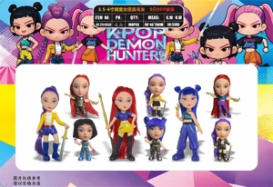 3.5-6 inch Demon Hunting Girls Real Hair