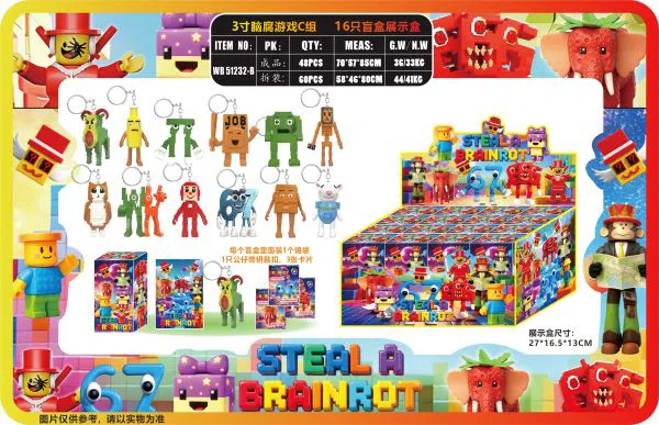 3-inch brain rot game group C