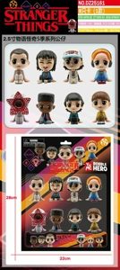 8 cards PVC 2.5 inch Stranger Things