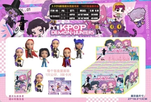 3.5 inch Chibi Demon Hunting Girls Real Hair