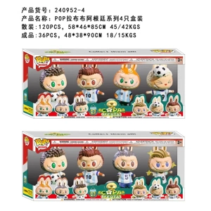 4 inch POP lab cloth Argentina 4 pieces box