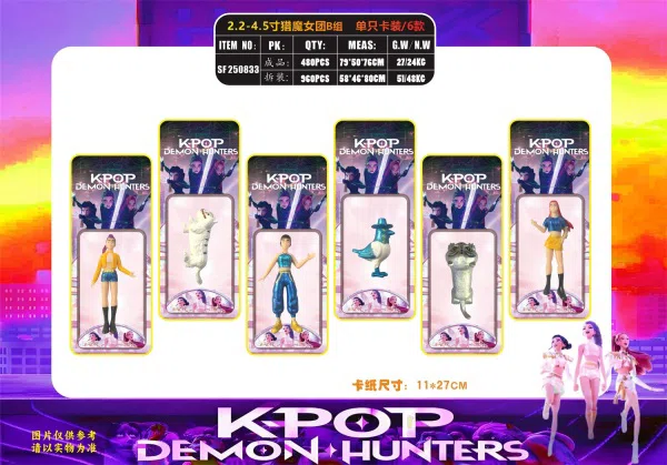 2.2-4.5 inch Witch Hunter Squad B Group