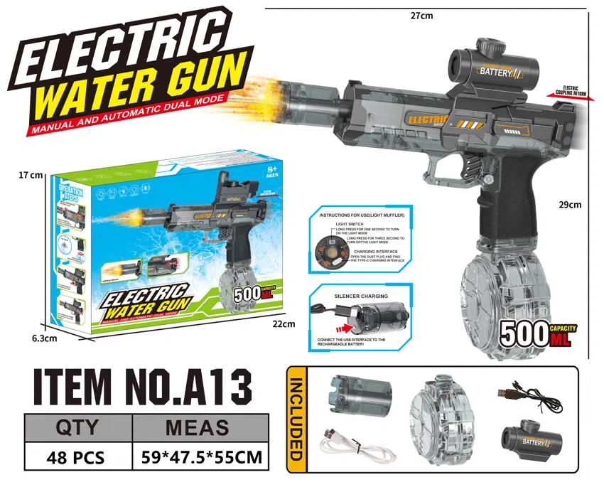 Little Ice Mouse Electric Water Gun Water Capacity 350ml