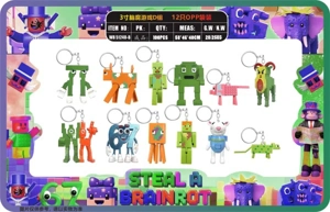 3-inch brain rot game group D