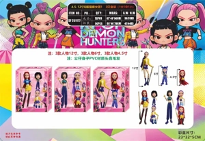 4.5-inch Chibi Demon Hunter Witch Squad Real Hair 2