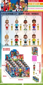 12 blind box display boxes with cards with keychain