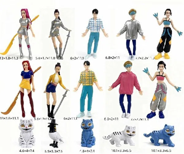 Single Korean Demon Hunting Witch Figurine (Bagged)