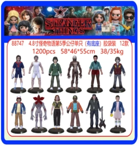 4.8-inch Stranger Things Season 5 single figure (with base) in plastic bag, 12 types