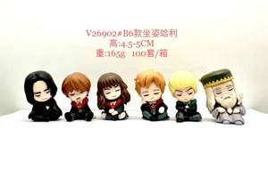 V26902#B 6 Sitting Harry characters