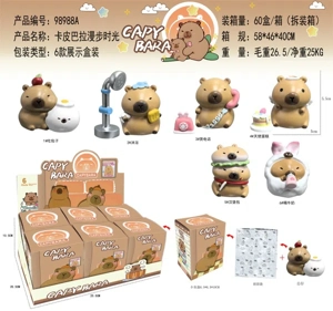 Capybara Strolling Through Time