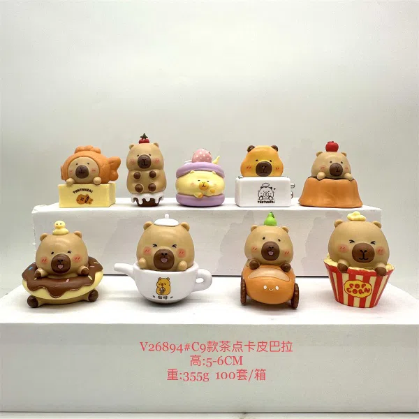 V26894C#9 Tea Snack Capy characters