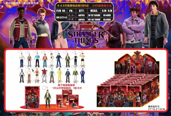 4-4.5-inch Stranger Things Season 5 Group B
