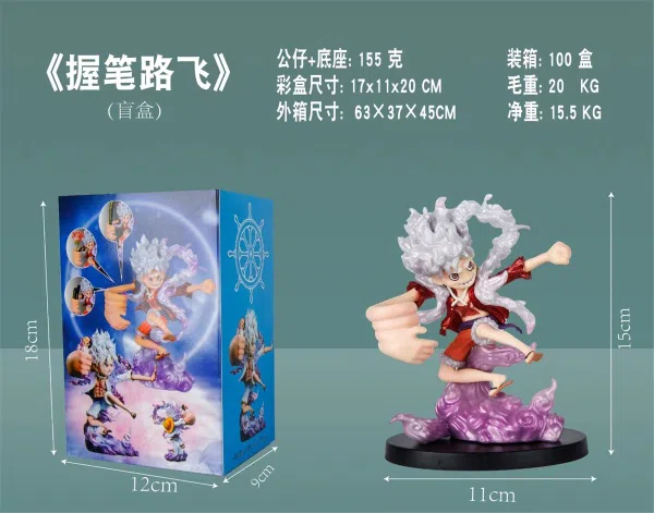 Luffy holding the pen