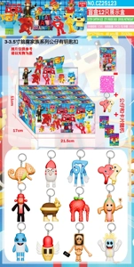 3.5 inch Brain Decay Family (New) 12 Blind Box Display Box with Card (with Keychain)