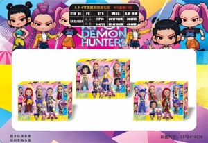 3.5-6 inch Demon Hunting Girls Real Hair