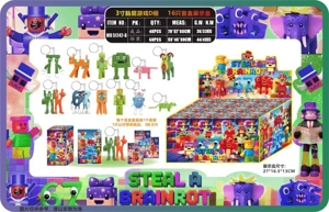 3-inch brain rot game group D