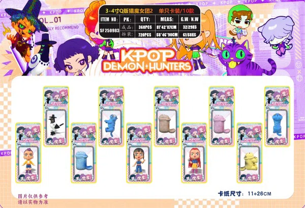 3-4 inch Chibi Demon Hunting Girls 2