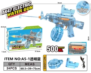 AK47 High-Speed Electric Self-Priming Water Gun (Water Capacity 500ML)