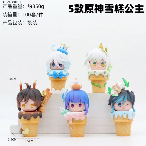 5 Genshin Impact ice cream princesses