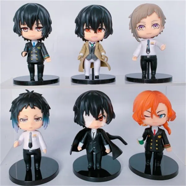 6 Bungo Stray Dogs figures