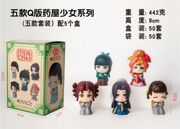 Five Chibi Apothecary Girl Series