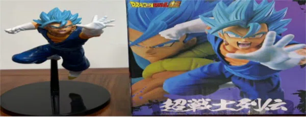 Battle Vegeta Blue Hair - Box Pack