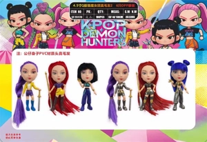 4.5-inch Chibi Demon Hunter Witch Squad Real Hair 2