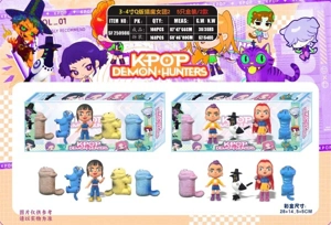 3-4 inch Chibi Demon Hunting Girls 2