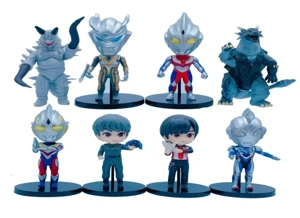 8 Types Superman Figurines