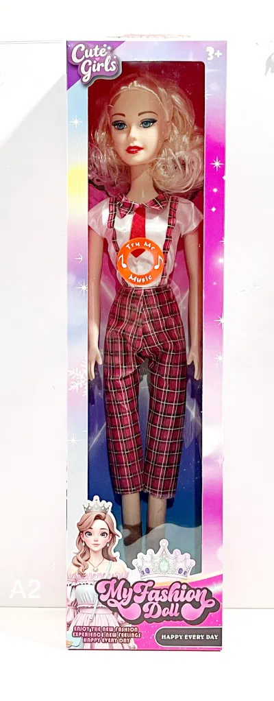 New 22-inch Barbie naked doll with IC music clothing, assorted colors