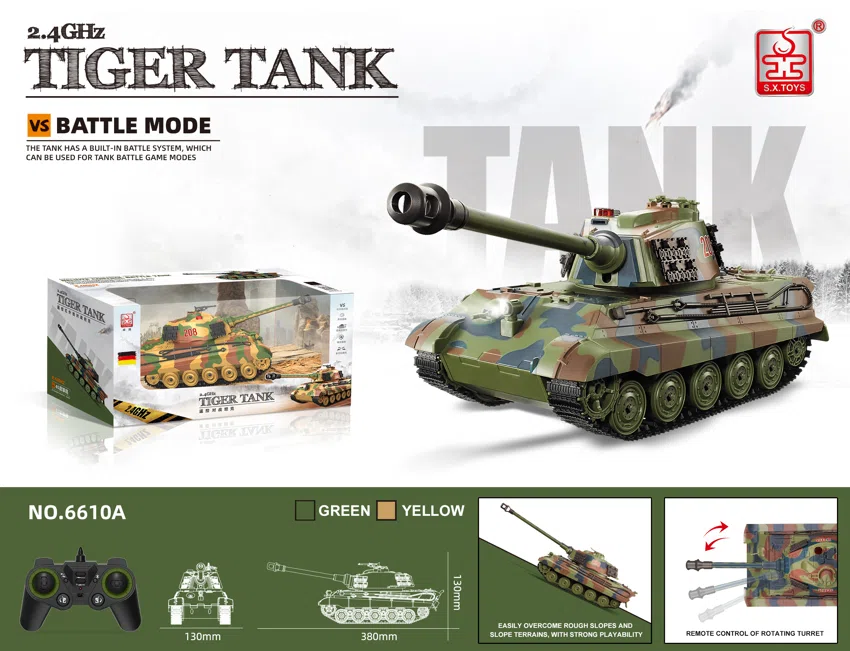 1:16 Remote Control Battle Tank 2.4G