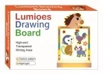 Large cartoon glowing drawing board night light - Horse (three-color light)
