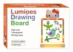 Large cartoon glowing drawing board night light - KT Cat (three-color light)