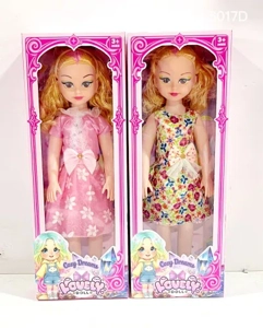 New 18-inch chubby child doll with big eyes, empty body with IC, multiple clothing colors, 2 mixed styles