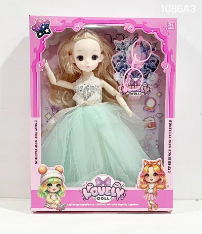 New 12-inch Leaf Loli Doll, Real Body, 12 Joints, With Accessories, Multi-color Clothing