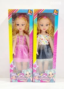 New 14-inch chubby child doll with big eyes, empty body with IC, multiple clothing colors, 2 mixed styles