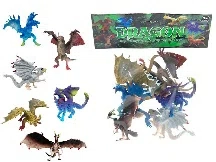 Solid Soft Rubber Monster Flying Dragon (6PCS)