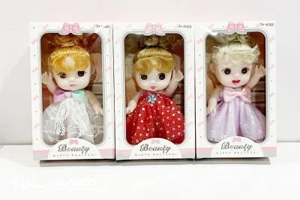 New trendy toys and explosive Melody cute baby 6-inch rubber doll 3 mixed