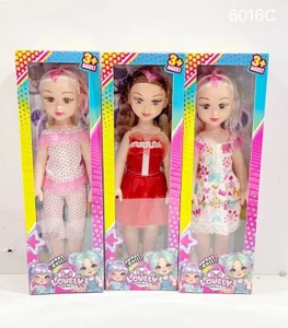 New 14-inch chubby child doll with big eyes, empty body with IC, multiple clothing colors, 3 mixed styles