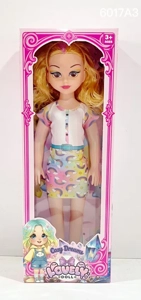 New 18-inch chubby child doll with big eyes, empty body with IC, multiple clothing colors, mixed styles