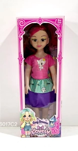 New 18-inch chubby child doll with big eyes, empty body with IC, multiple clothing colors, mixed styles