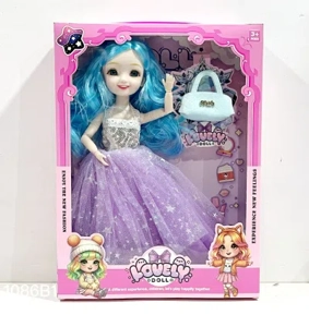 New 12-inch Leaf Loli Smiling Face Doll, Real Body, 12 Joints, With Accessories, Multi-color Clothing