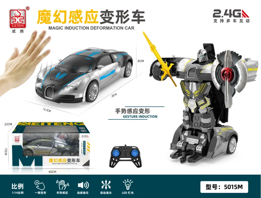 Induction Transforming Car