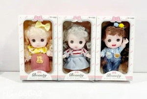 New trendy toys and explosive Melody cute baby 6-inch rubber doll 3 mixed